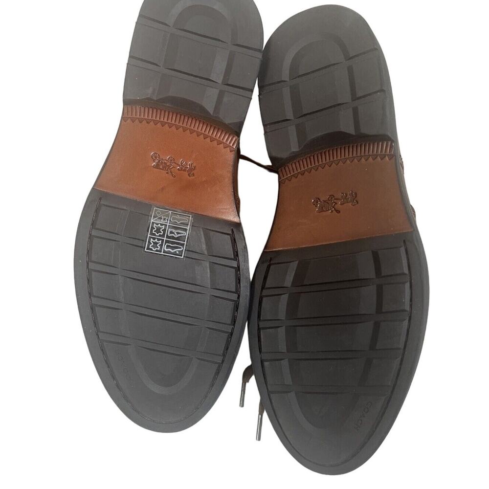 Coach Brown Wing Derby Dress Shoes Size 7d - Picture 7 of 7